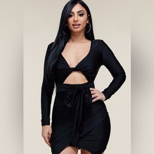 HONEY Sexy Bodycon Cut Out Dress